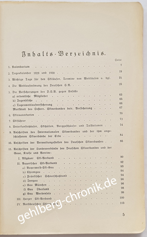 1928 016 DSV Handbuch 3 Inhaltsverzeichnis 1