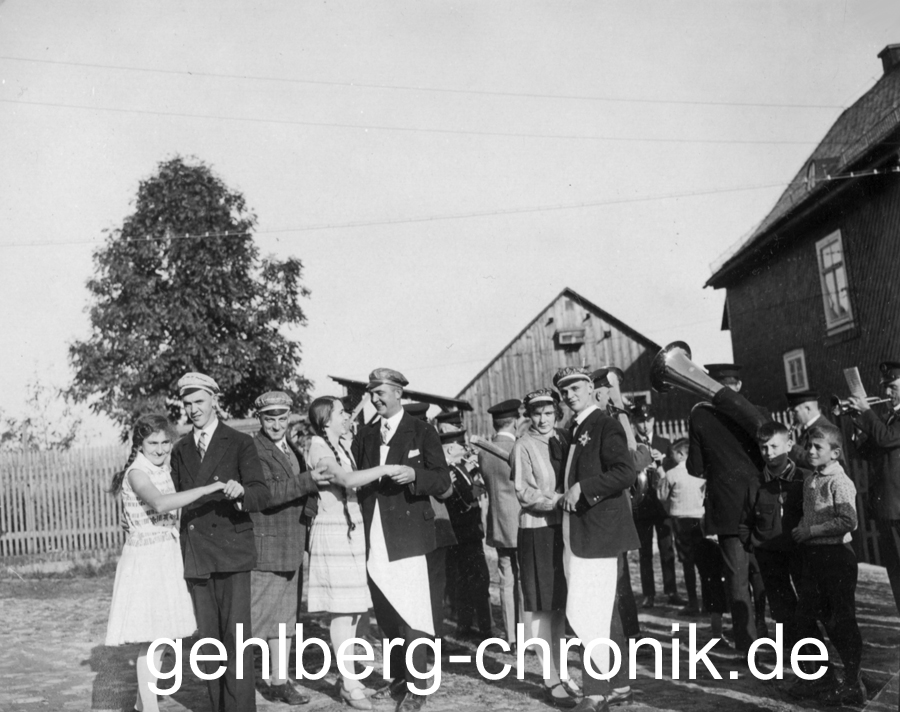 1930 019 Kirmes Ständchen Oktober 1930