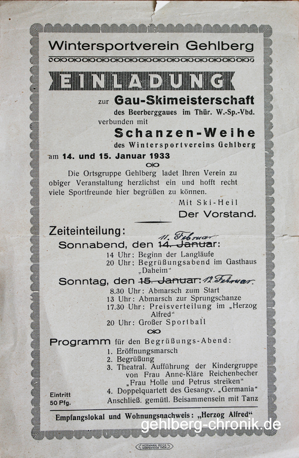 1933 004  Schanzenweihe