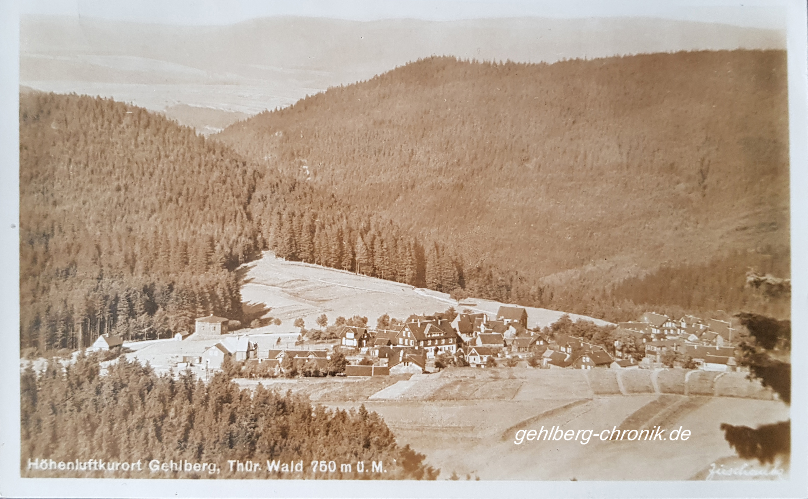 1940 001 Gehlberg Blick vom Brand