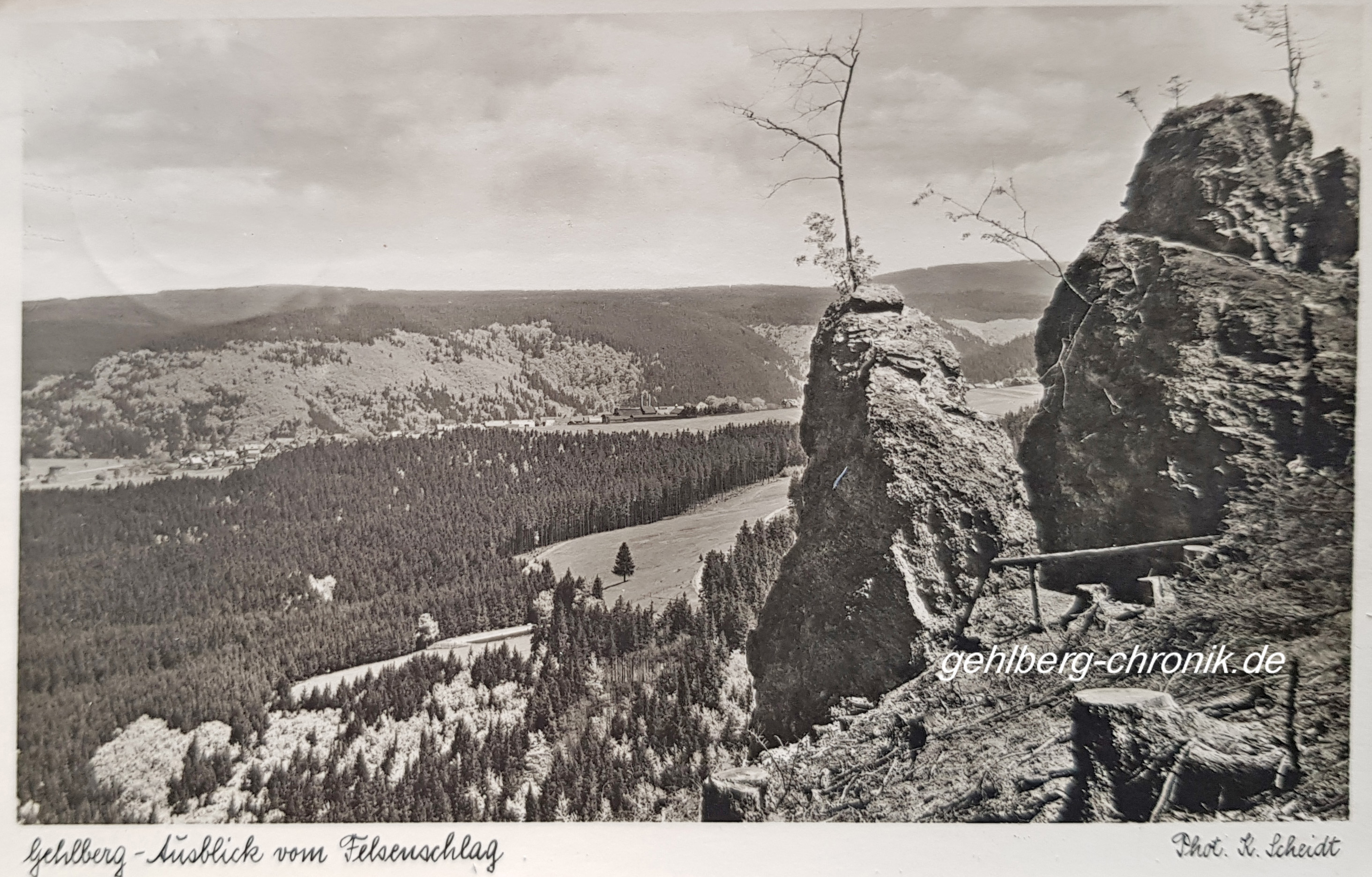 1941 001 Blick vom Felsenschlag