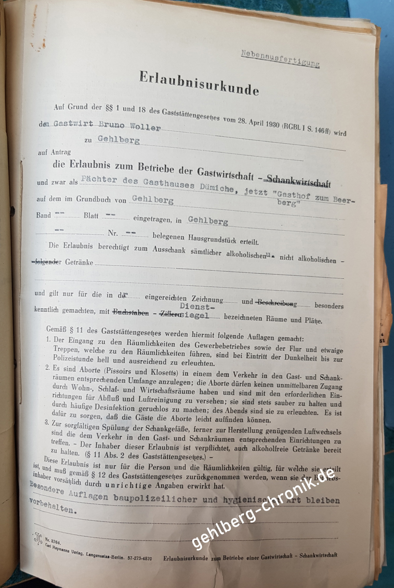 1951 015 10 24 Gewerbegenehmigung Woller1