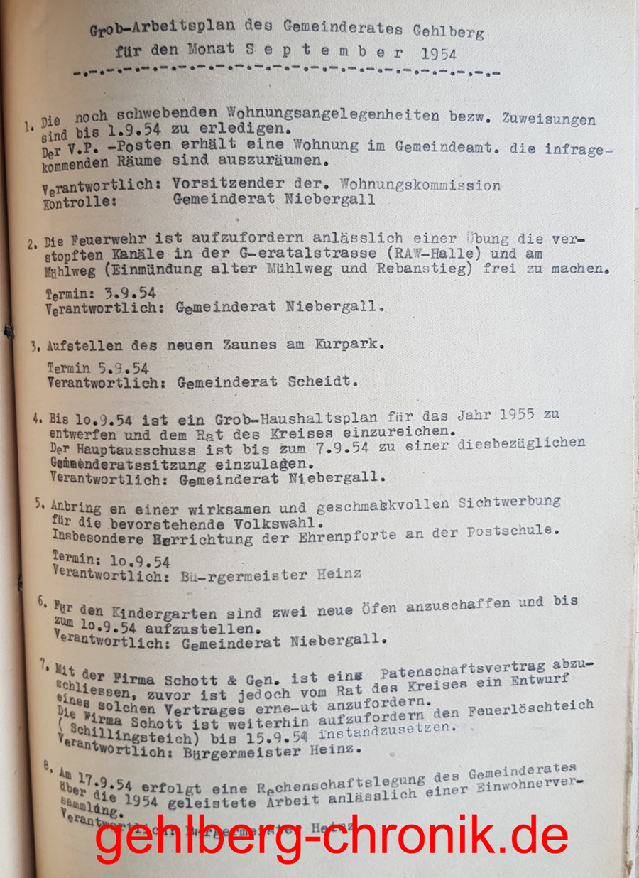 1954 019 09 Grob Arbeitsplan