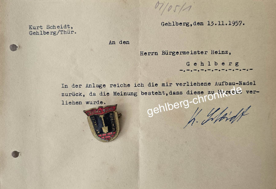 1957 012 Aufbaunadel Scheidt