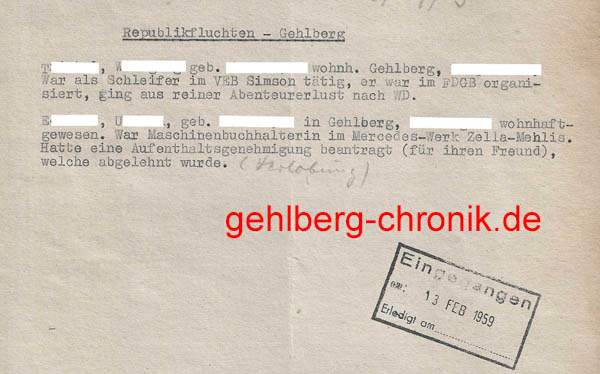 1958 033 Republikfluchten E T