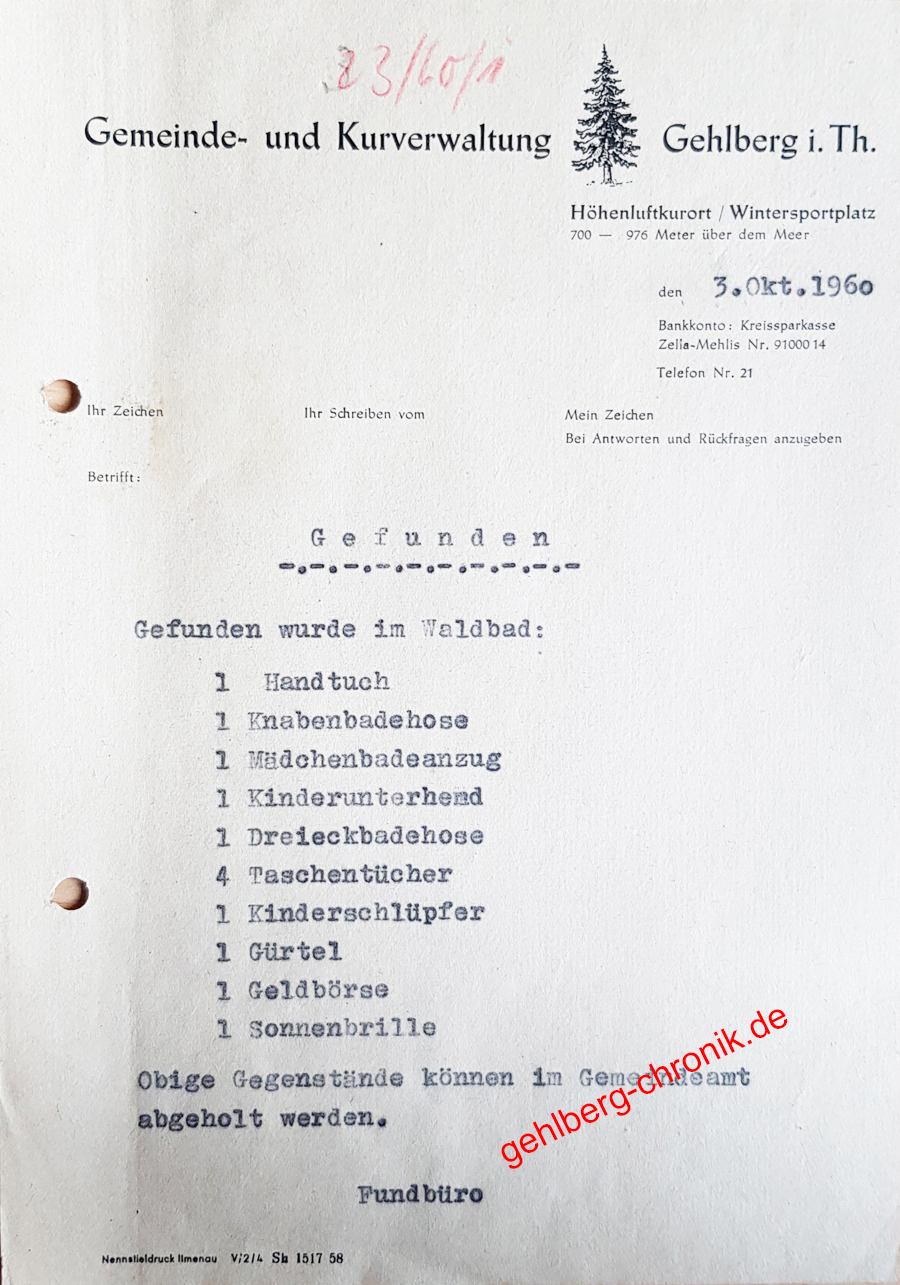 1960 021 Fundliste